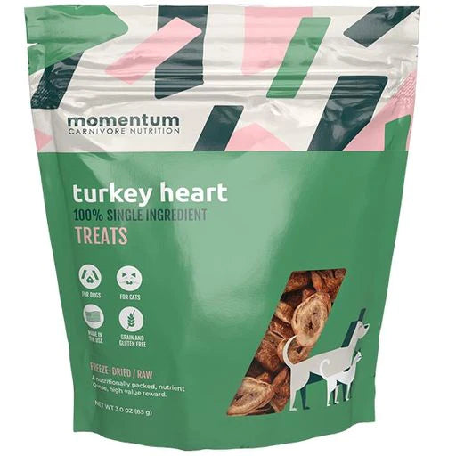 Momentum Freeze-Dried Turkey Heart Treats