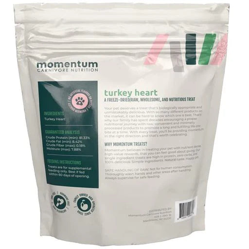 Momentum Freeze-Dried Turkey Heart Treats