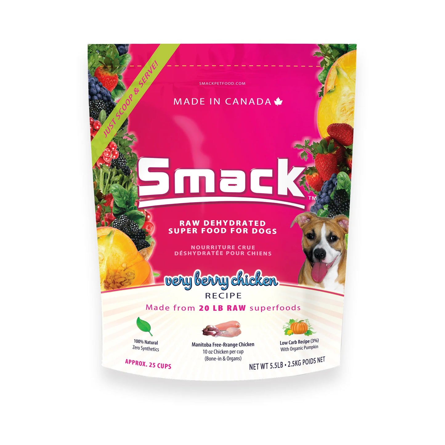 Very Berry Chicken Dehydrated Raw Food | SMACK