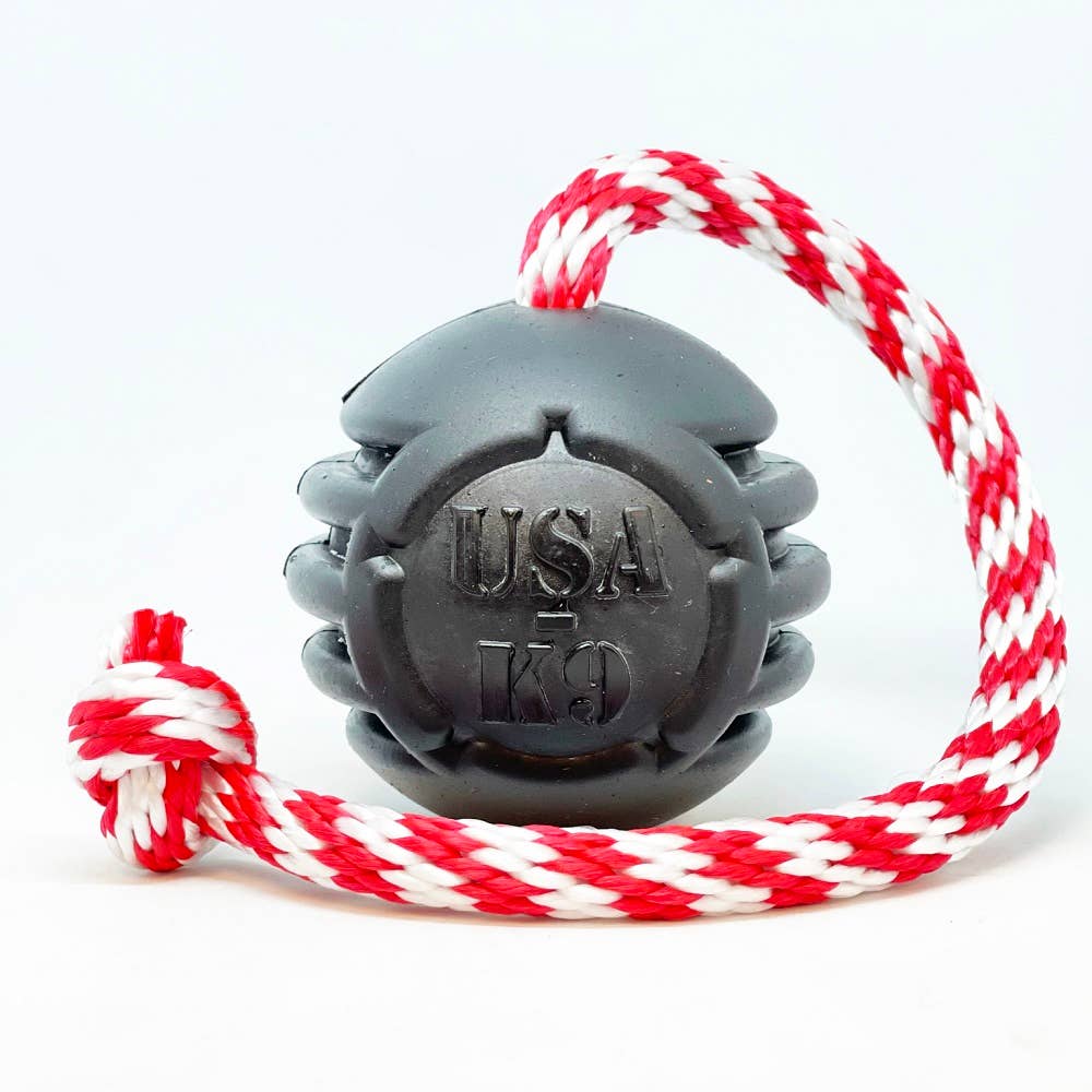 Stars and Stripes Ultra-Durable Rubber Chew Toy