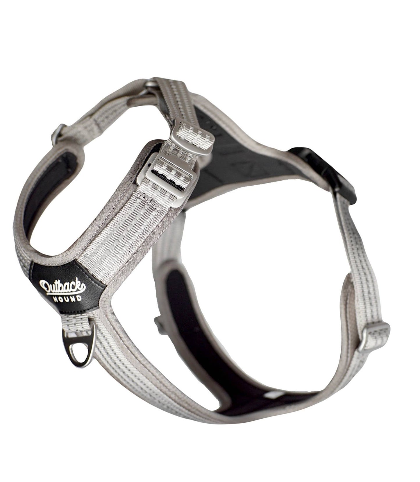 Outback Hound Ultra Lite Silver Comfort Harness