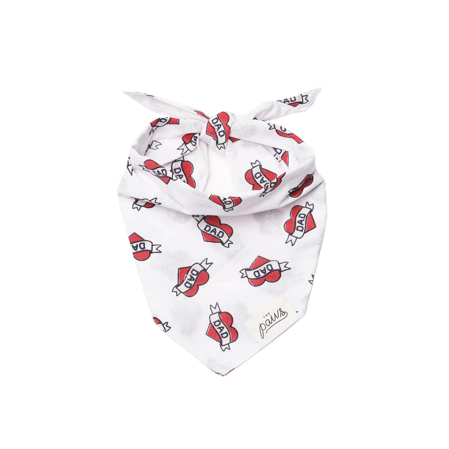 Love Dad Dog Bandana | The Paws